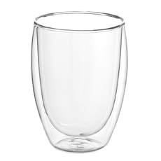 Стакан стеклянный Lotos с двойными стенками и крышкой