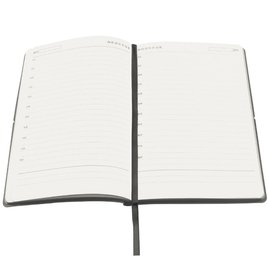 Ежедневник A5 недатированный Massimo в мягком переплёте, серый