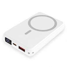 Магнитный внешний аккумулятор Quantum с беспроводной зарядкой (15W), 10000 Mah