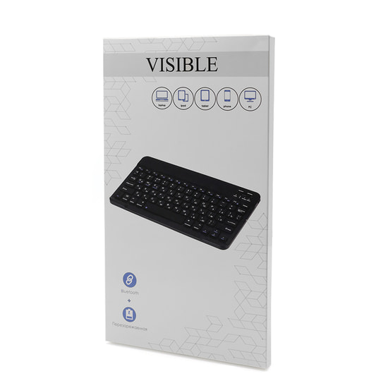 Портативная мини Bluetooth клавиатура Visible, черный