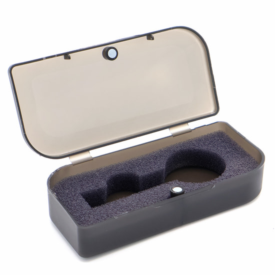 Флешка Slim 16 Гб в футляре, синяя