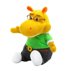 Мягкая игрушка Бегемот Ботан - новогодний подарок  Мягкая игрушка Бегемот Ботан - новогодний подарок