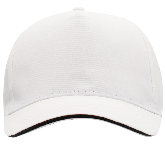 Бейсболка 5-панельная ERIS, Белый