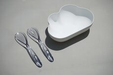 Салатница с ложками 