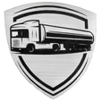 Шильд-наклейка транспорт, серебро