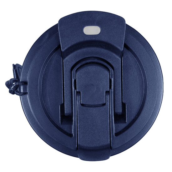 Термокружка Cosmostar, тёмно-синий/ серебро