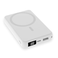 Магнитный внешний аккумулятор Quantum с беспроводной зарядкой (15W), 10000 Mah