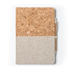 Блокнот А5 ROBIN в твердой обложке с ручкой