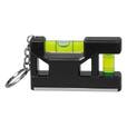 Брелок уровень Tools Pocket level, пластиковый, черный