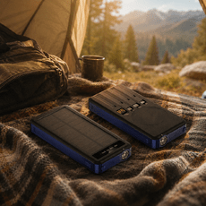 Внешний аккумулятор Xyron с солнечной панелью, 10000 mAh