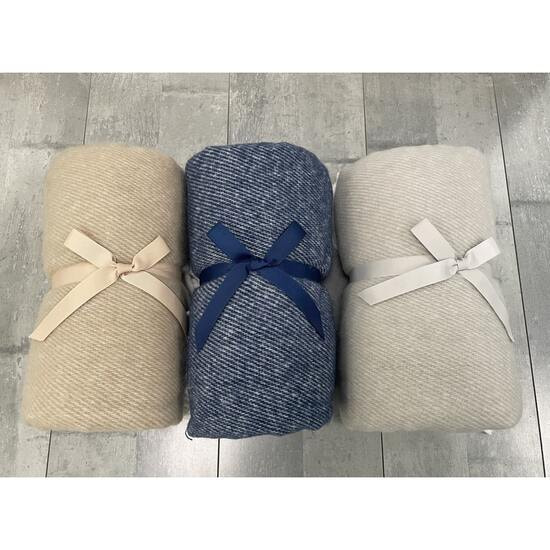 Плед акриловый SUPER SOFT NATURE, серый