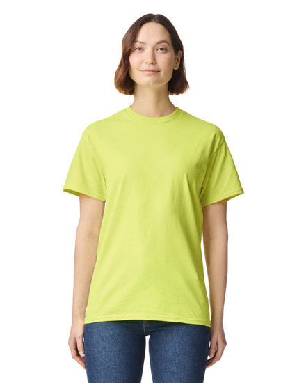 Футболка ULTRA COTTON, ЖЕЛТЫЙ НЕОН S