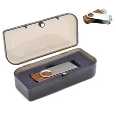 Флешка Twist wood 16 Гб в футляре