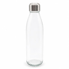 Бутылка стеклянная с манжетой и держателем Glassy