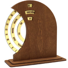 Вечный календарь из дерева TimeLore Вечный календарь из дерева TimeLore