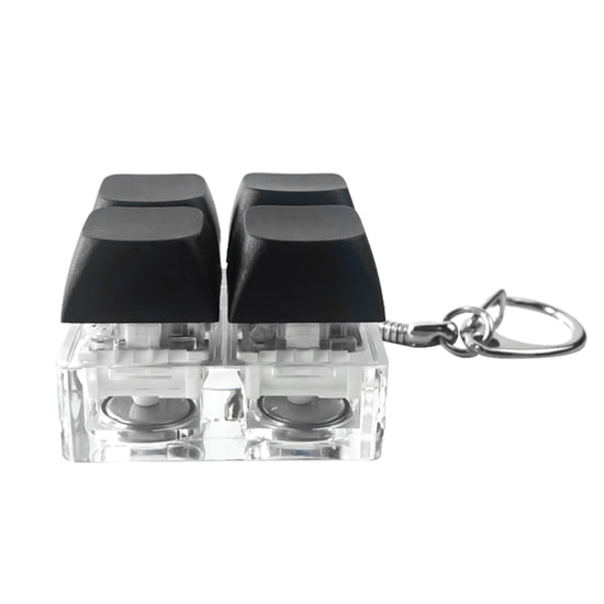 Брелок Press Anti Stress с LED подсветкой, черный