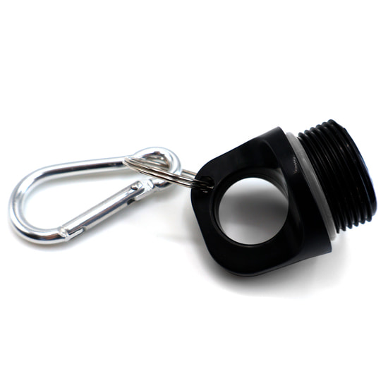 Бутылка пластиковая для воды Clipster, чёрный